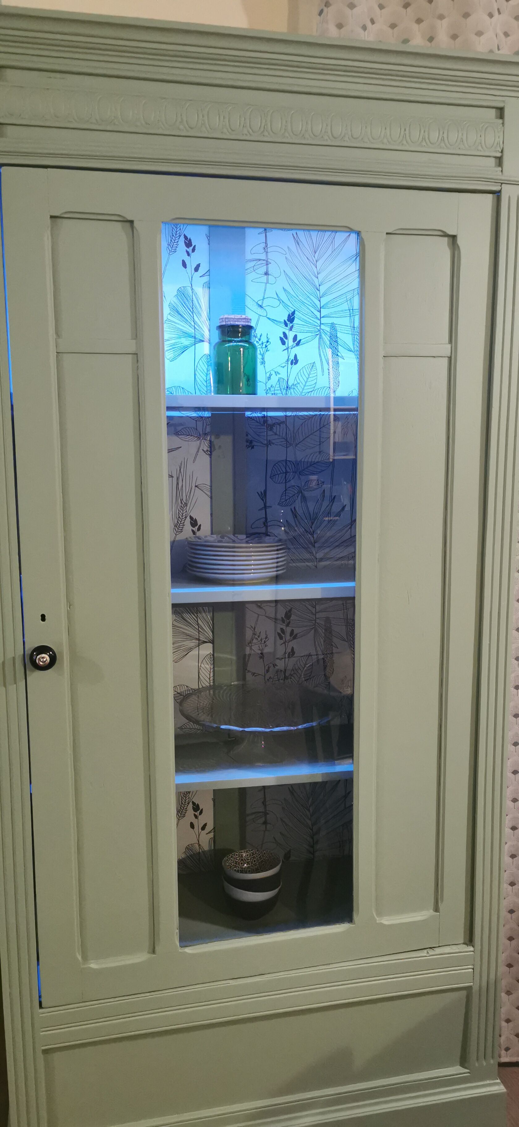 Parisian glass cabinet