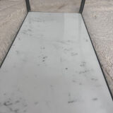 Table basse verre et marbre