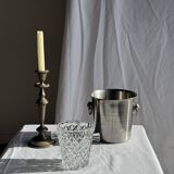 Vintage silver-plated champagne bucket H19