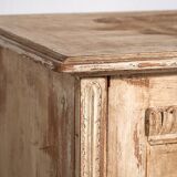 Ancienne commode de bureau blanche (vers 1920)