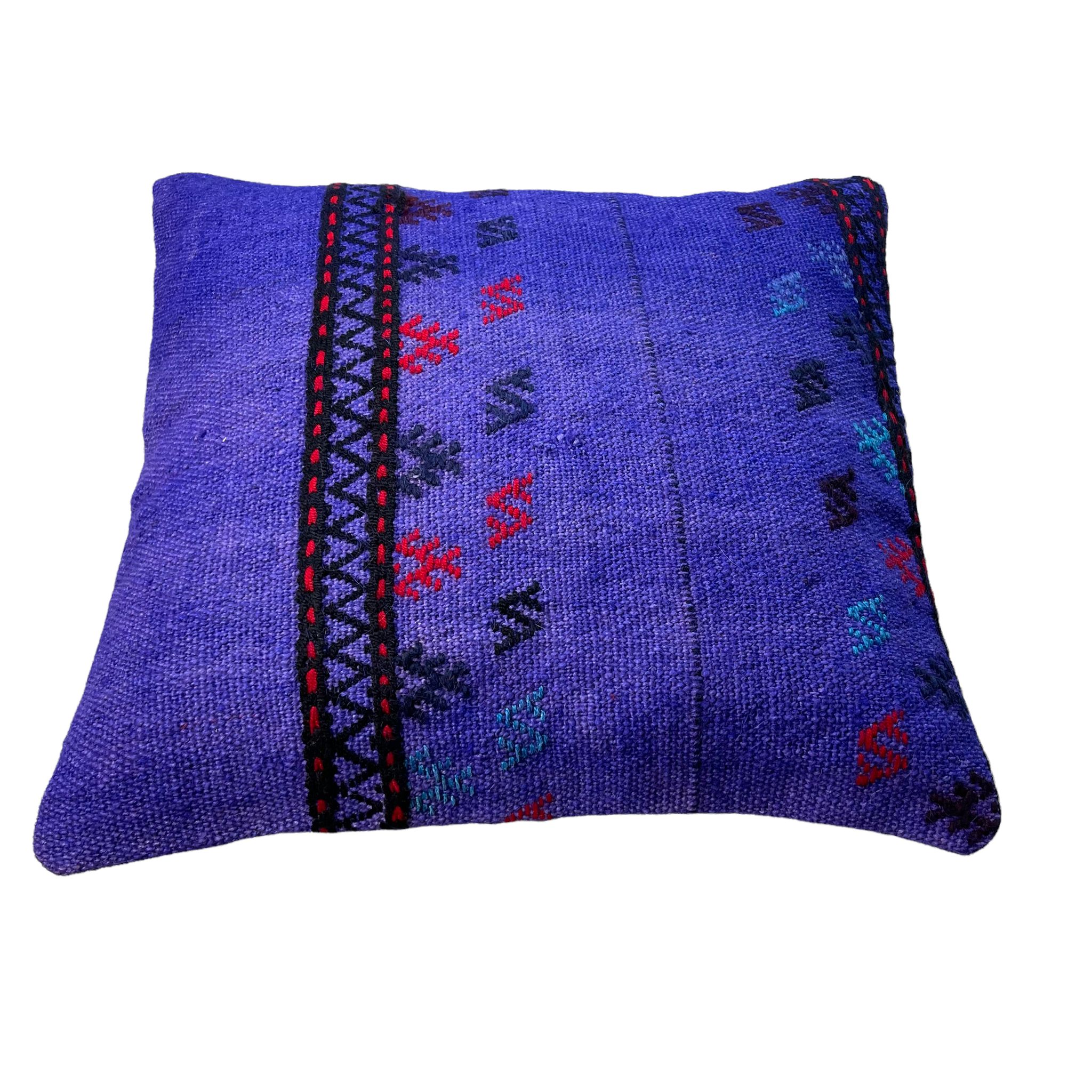 Housse de coussin en kilim turc vintage 45 x 45 cm