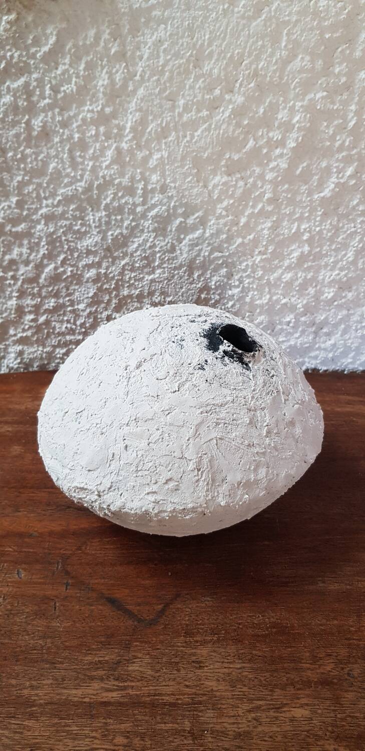 Sculptural ceramic vase