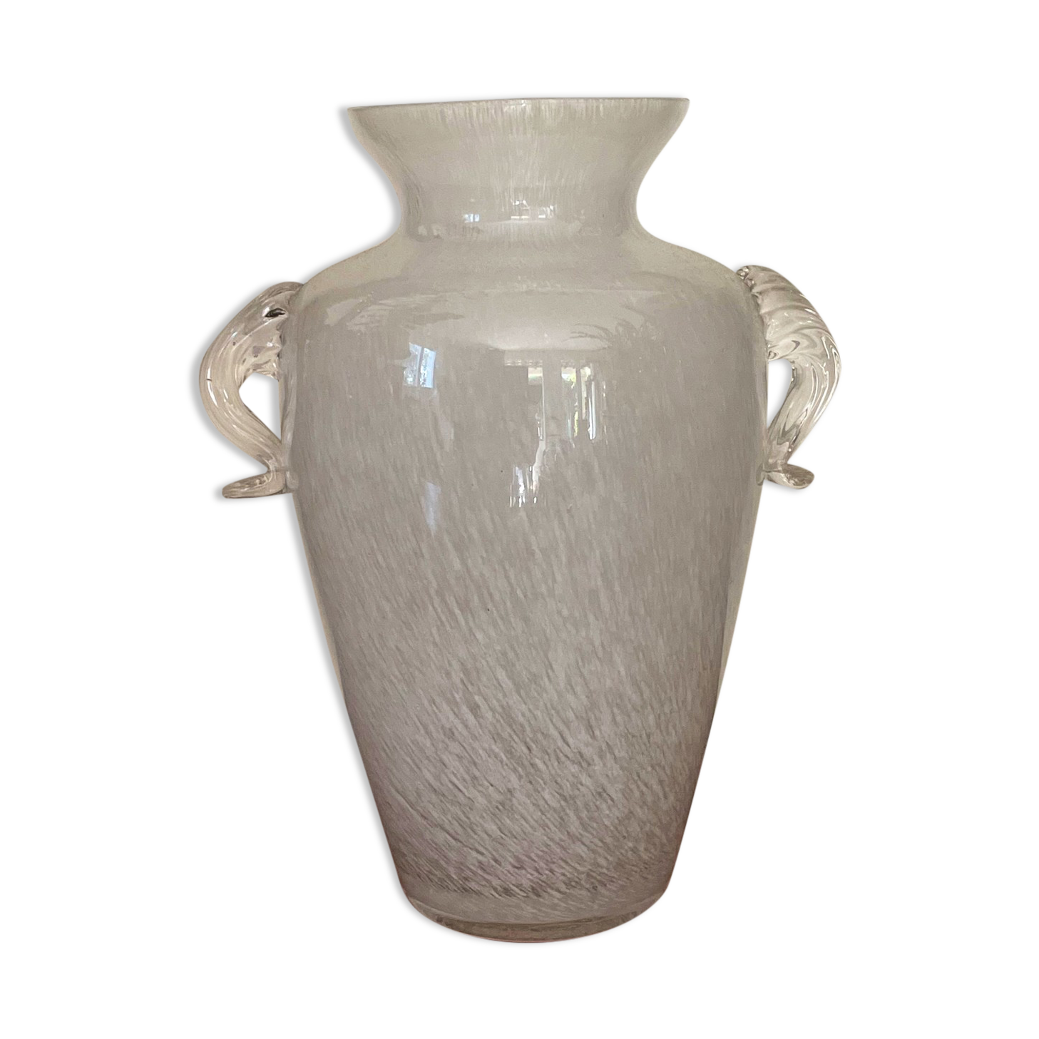 Vintage Murano amphora vase