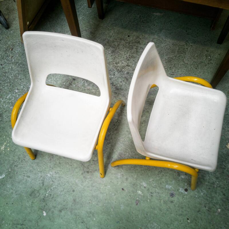 Pair of kindergarten chairs