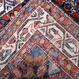 Handmade vintage Persian Hamadan rug 76cm x 126cm, 1970s