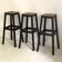 Set of 3 high workshop stools