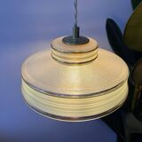 Pendant light in green granite glass with dome from the 1930s - 4 copies in stock