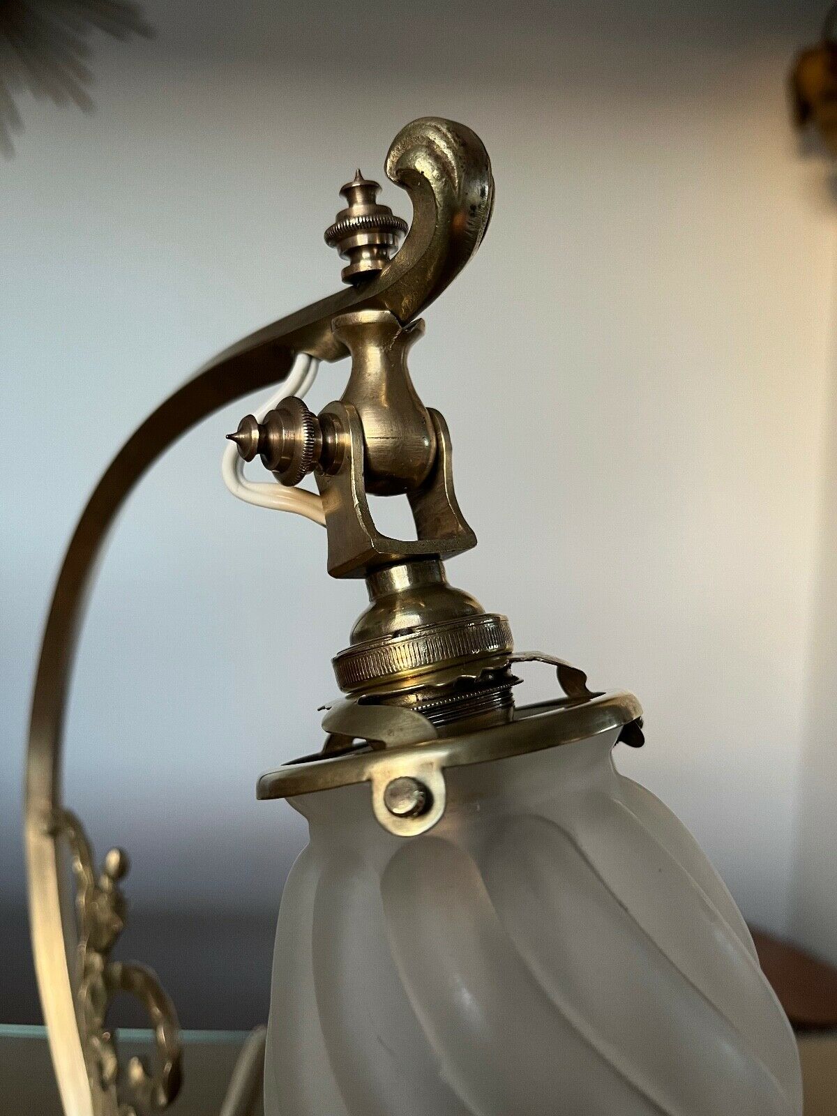 Art Nouveau bronze lamp 20 years