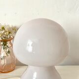 Vintage pink mushroom lamp