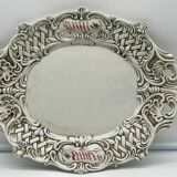 Plat en céramique douce signé v. bassano