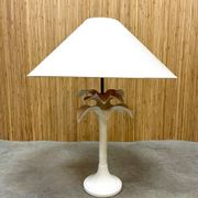 Lampe de table vintage en céramique de design italien en forme de palmier, années 60