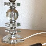 Art Deco crystal table lamp attributed to Adnet for Baccarat - 1940