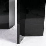 Extendable dining table by Giovanni Offredi for Saporiti, circa 1980