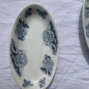 Two dishes of service model Floréal luneville K & G vintage and collector