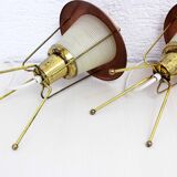 Pair of table lamps or bedside 50s