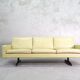 Mid-Century Scandinavian Leather Sofa, 1960s