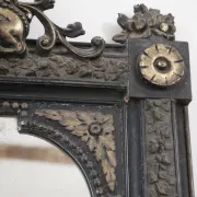 Antique 19th-century mirror with griffins and console table