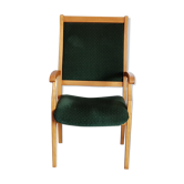 Vintage velvet armchair