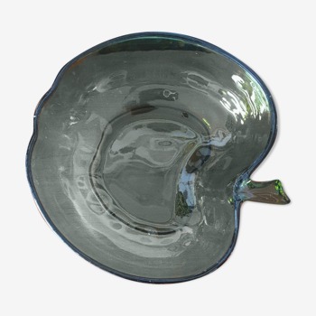 Glass apple bowl