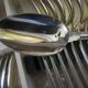 Silver-plated metal cutlery set ercuis in its gadroons model box