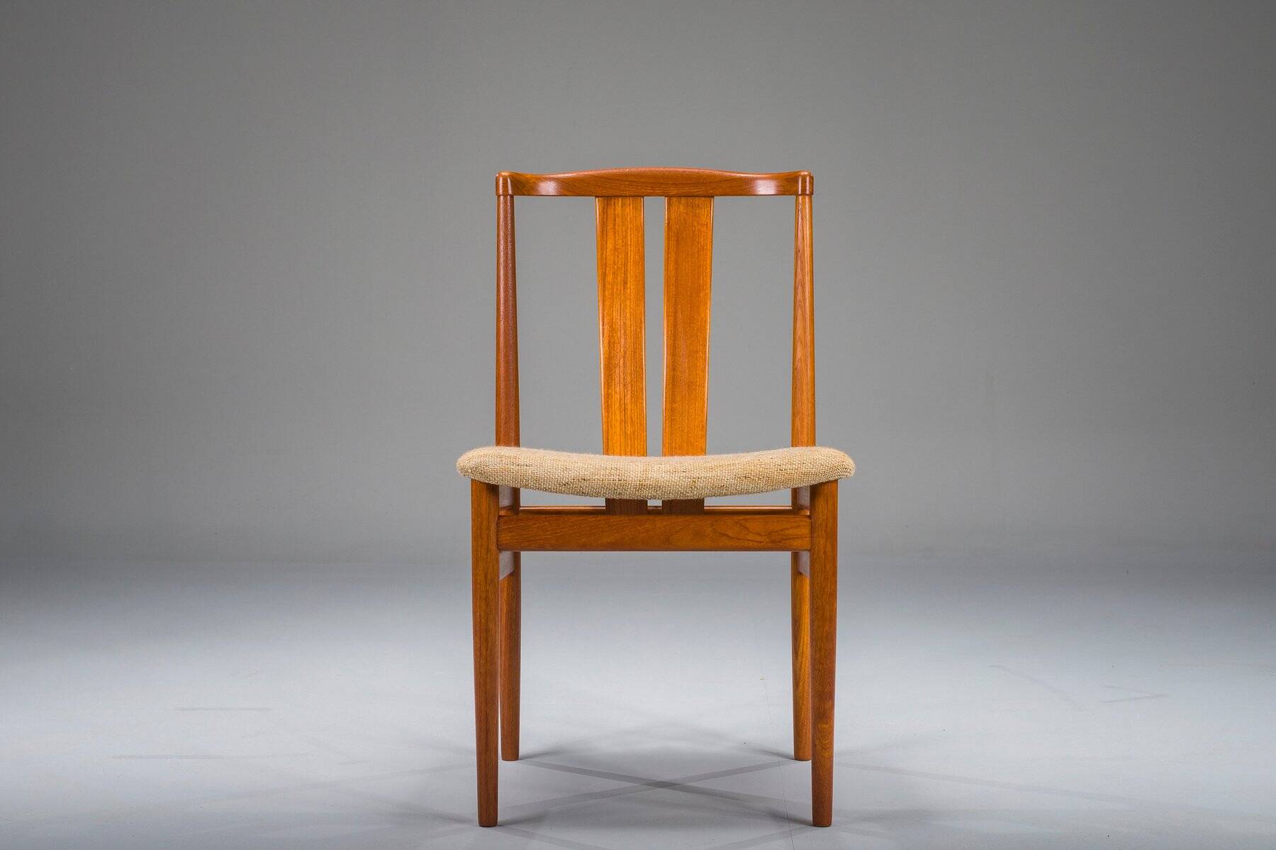 Mid-century modern Danish teak dining chair by Henning Sørensen for Vamdrup Stolefabrik, 1960s