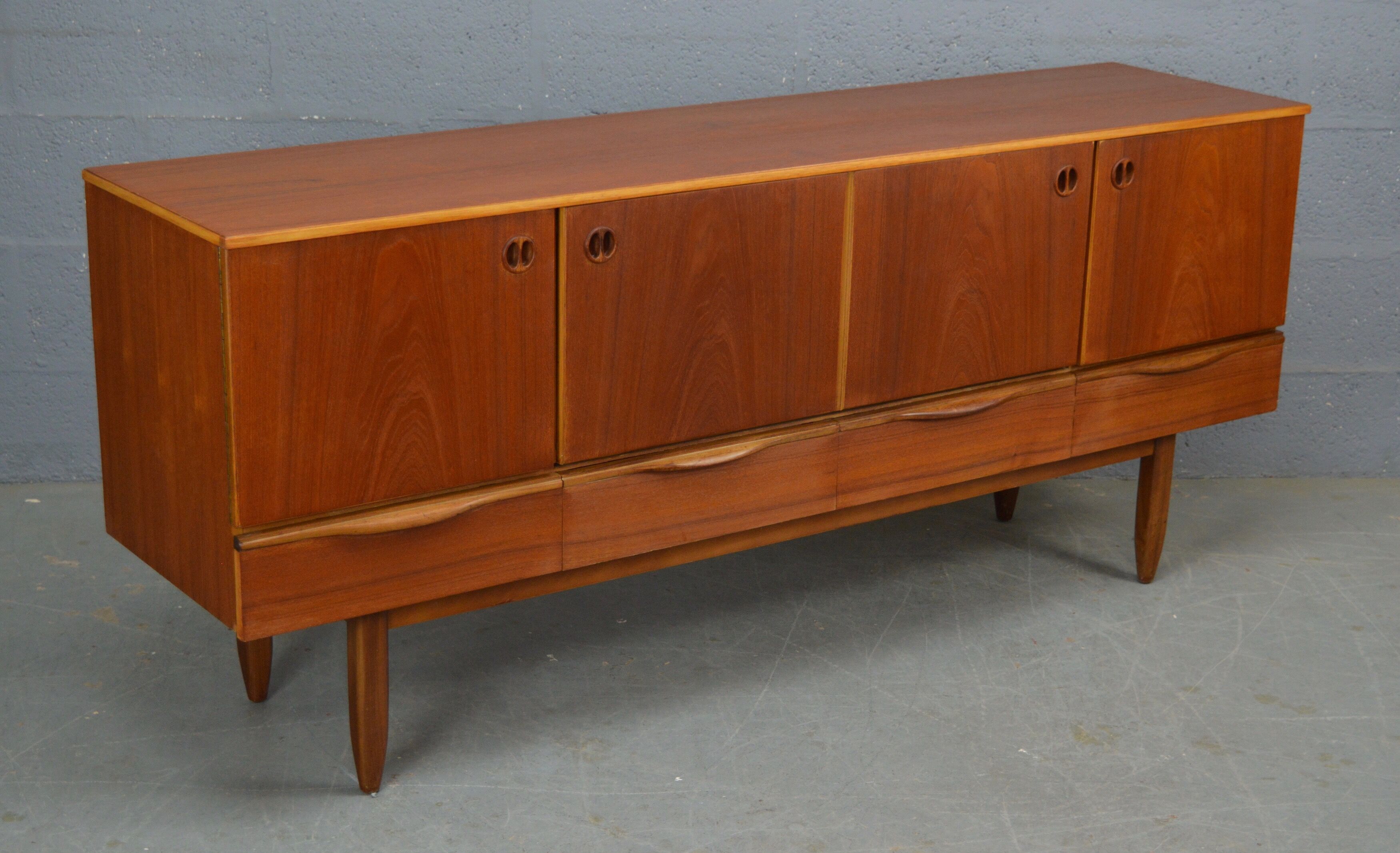 Mid Century Vintage Teak Sideboard
