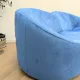 Blue Pumpkin Sofa by Pierre Paulin, 2-seater