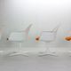 Maurice Burke set of 4 armchairs model No. 116 for Arkana, Space Age 1960's