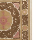 Tapis noué à la main, tapis turc vintage 140x140 cm