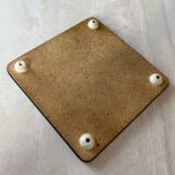Formica wood and mother-of-pearl trivet