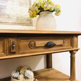 Walnut console