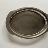 Engraved metal top diam35,4 cm