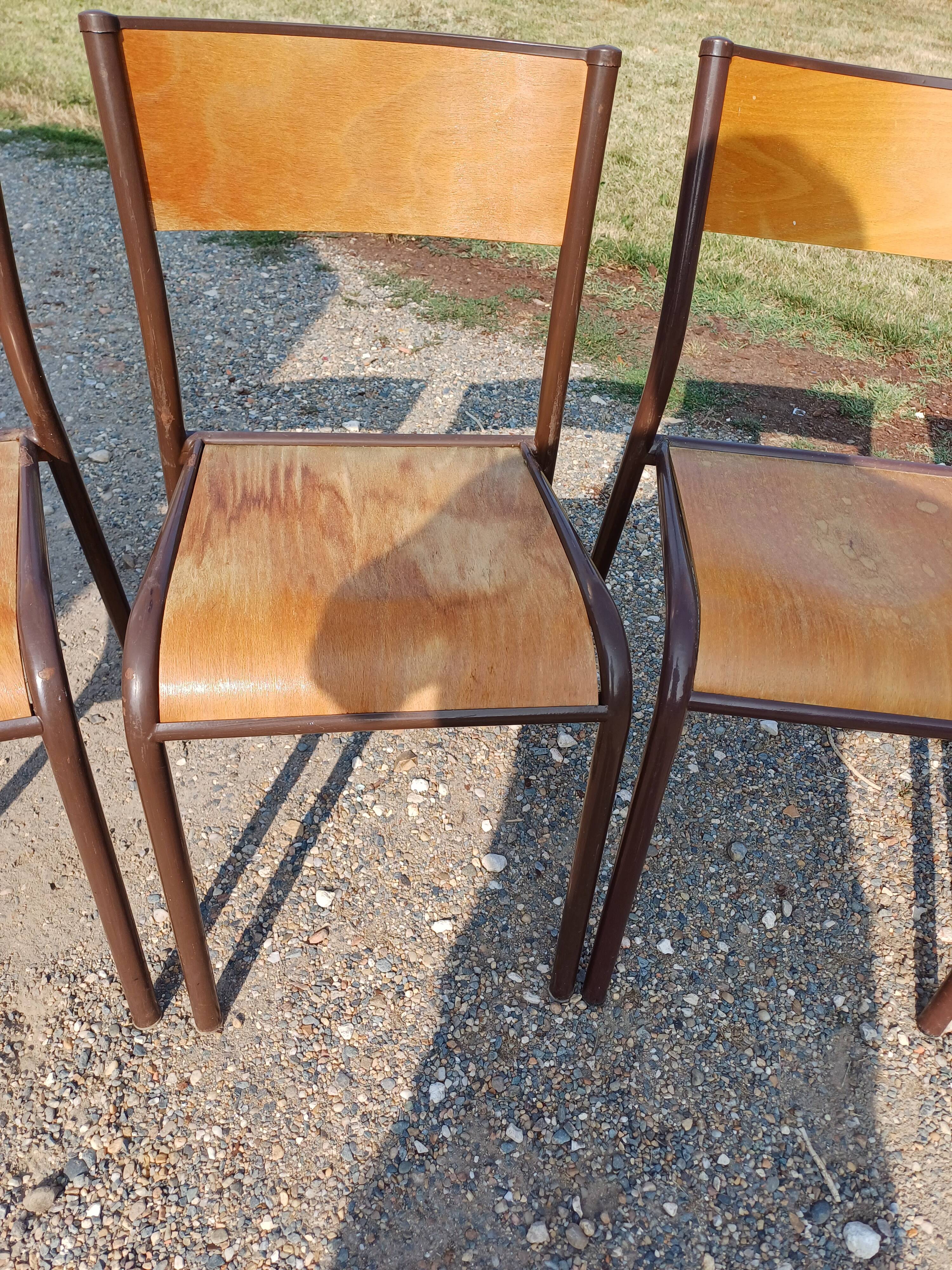 10 Vintage Canteen Chairs