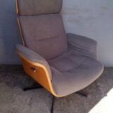 1970 style rotating designer armchair
