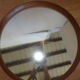 Mirror, 1960s, teak mount