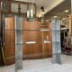 Roche Bobois stone and glass sculpture shelf 1970s
