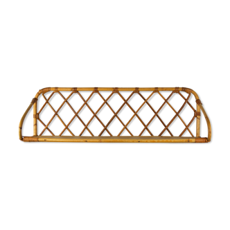 Wall rattan shelf