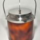 Acrylic and metal ice bucket. Spain, 1970s.