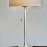 Pair of large lacquered metal lamps