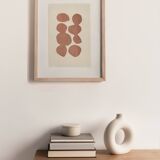 abstract painting - painting on paper H140 signed Eawy