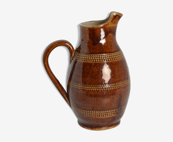 Carafe en grès vernissé