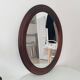 Miroir ovale vintage années 60/70 69*54 cm