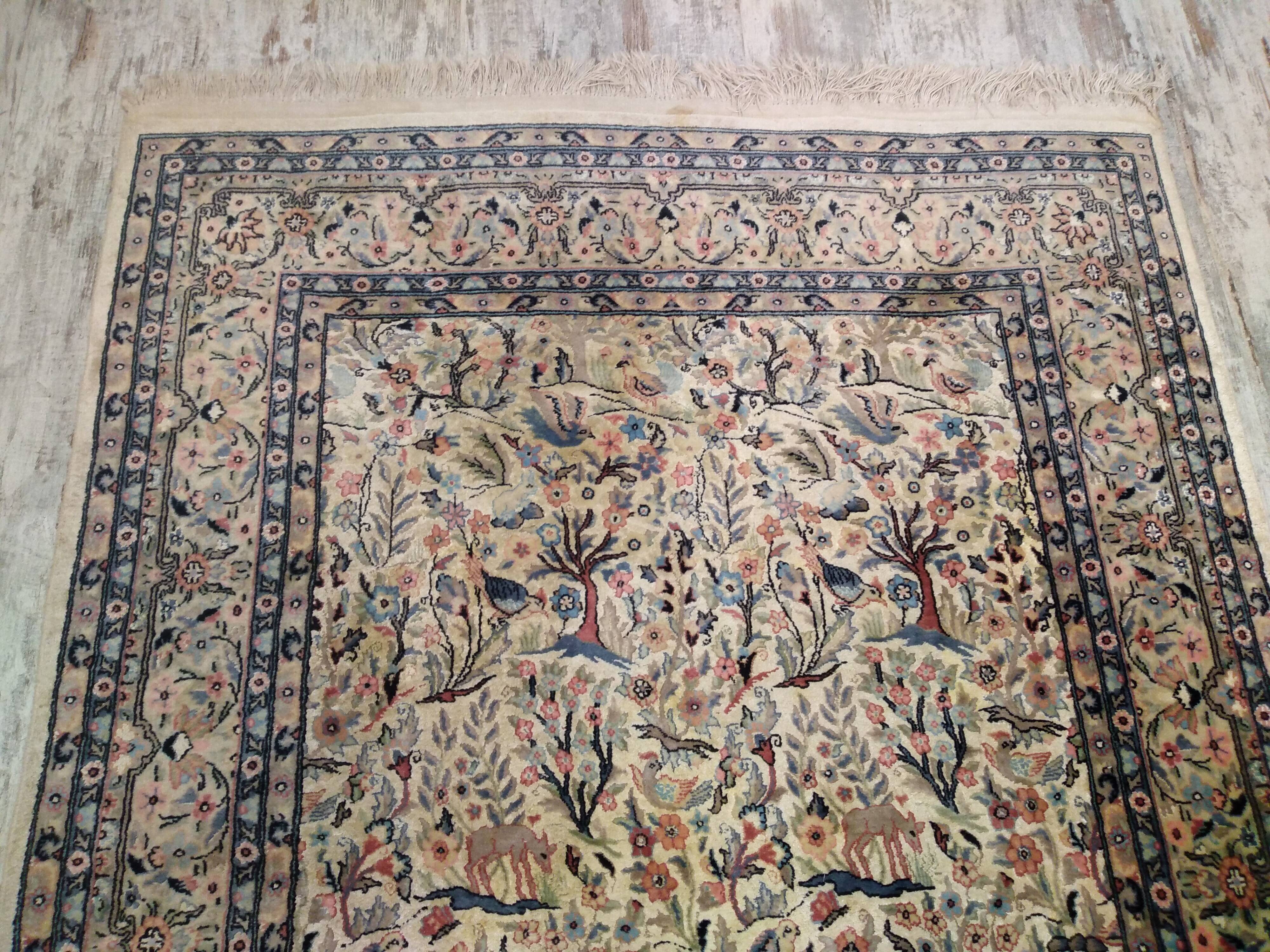 Antique Persian Tree of Life Rug