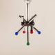 Targetti Sankey Space Age chandelier, Italy 1970s