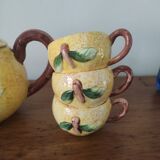 Lemon Barbotine coffee service