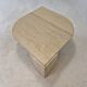 Italian travertine coffee table, 1980's