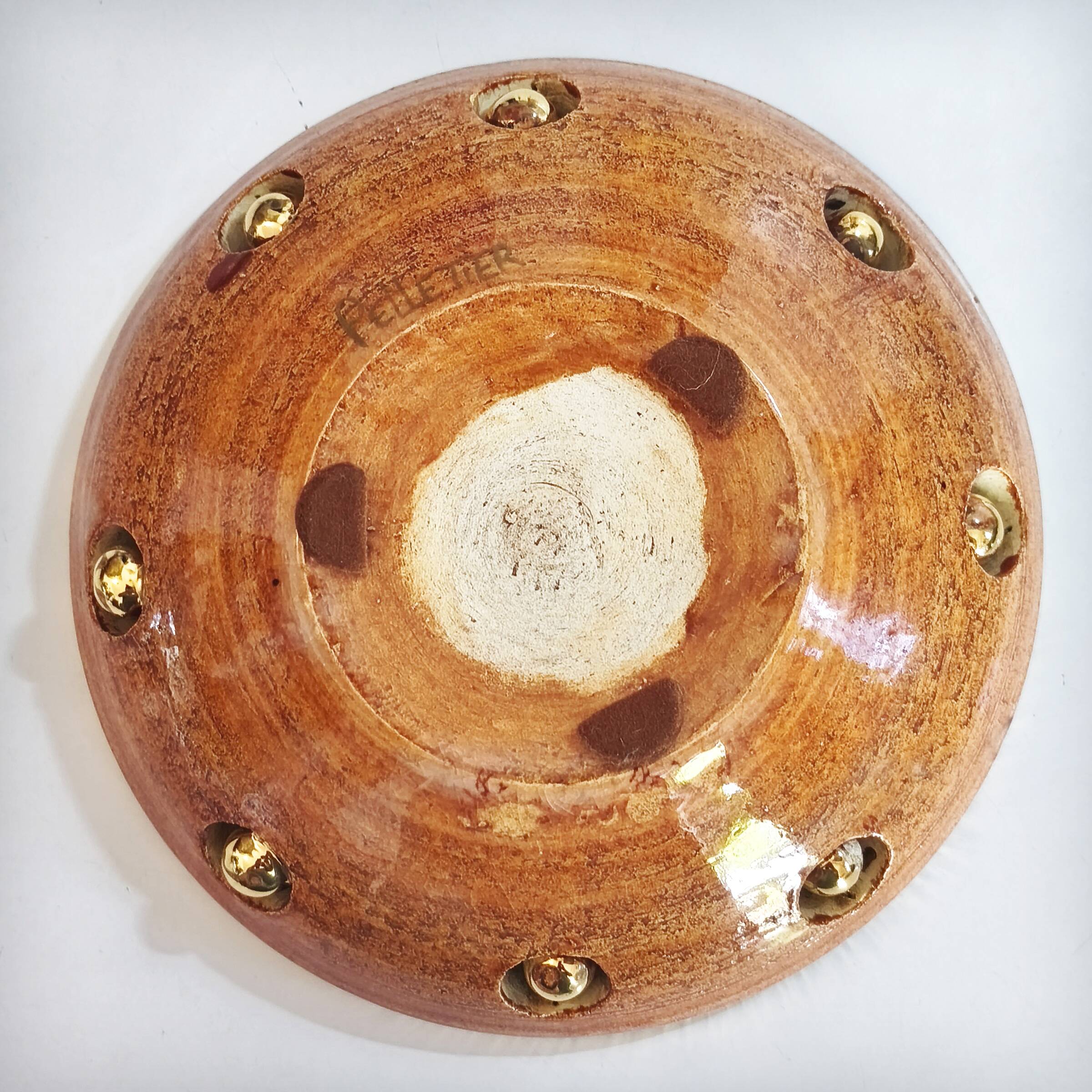 Georges Pelletier, openwork ceramic bowl, France, 1970s