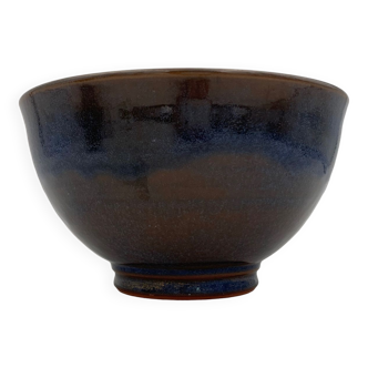 Bol céramique bleu signé Salvatore PARISI / Art contemporain