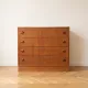 Commode scandinave en bois, années 60