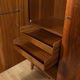 Mid-Century Walnut Wardrobe Designed by Bohumil Landsman for Jitona Soběslav, Czechoslovakia, 1960s